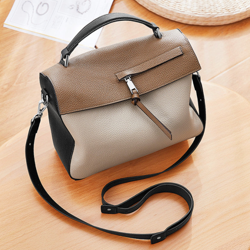 Heritage Fold | Two-Tone Leather Saddle Bag