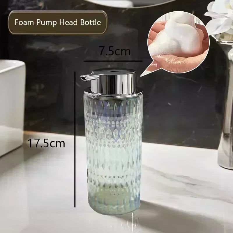 Crystal Glass Soap Dispenser – 350ml