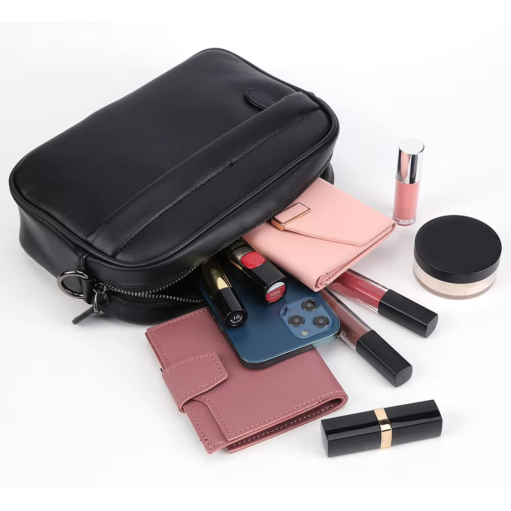 Urban Axis Sling – Compact Travel Crossbody in Matte Black