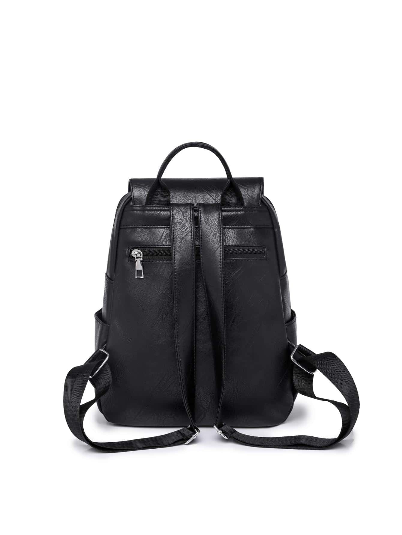Tassel Flap Backpack | Mocha Brown Minimalist Carryall