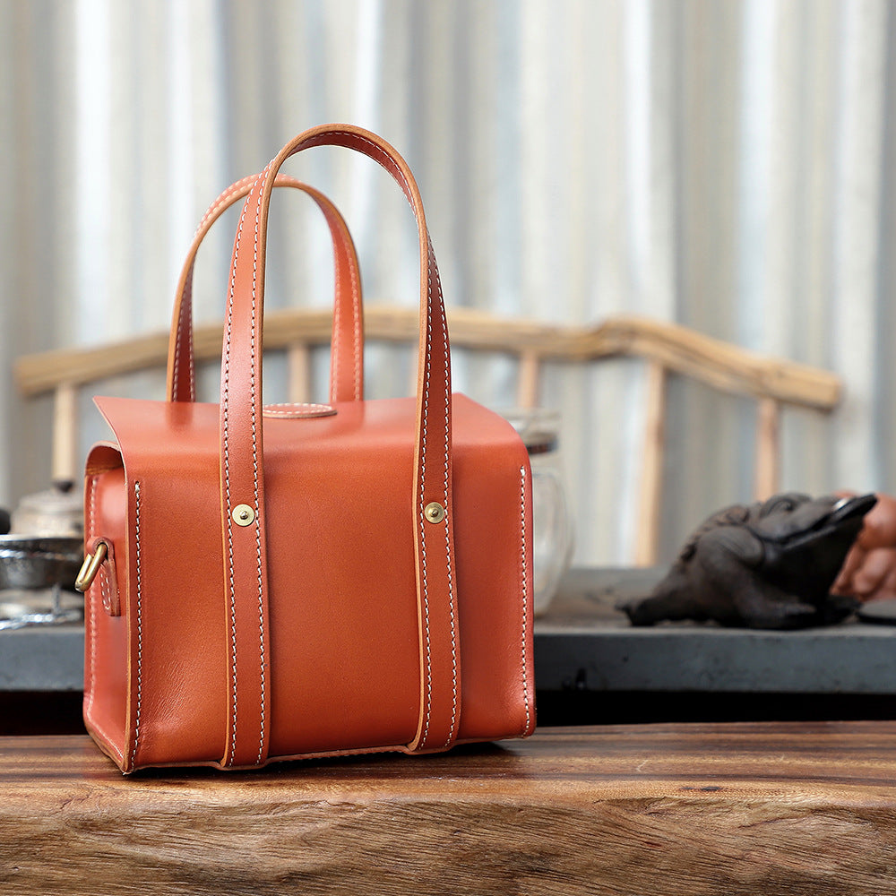 Stitchform | Hand-Stitched Leather Box Tote