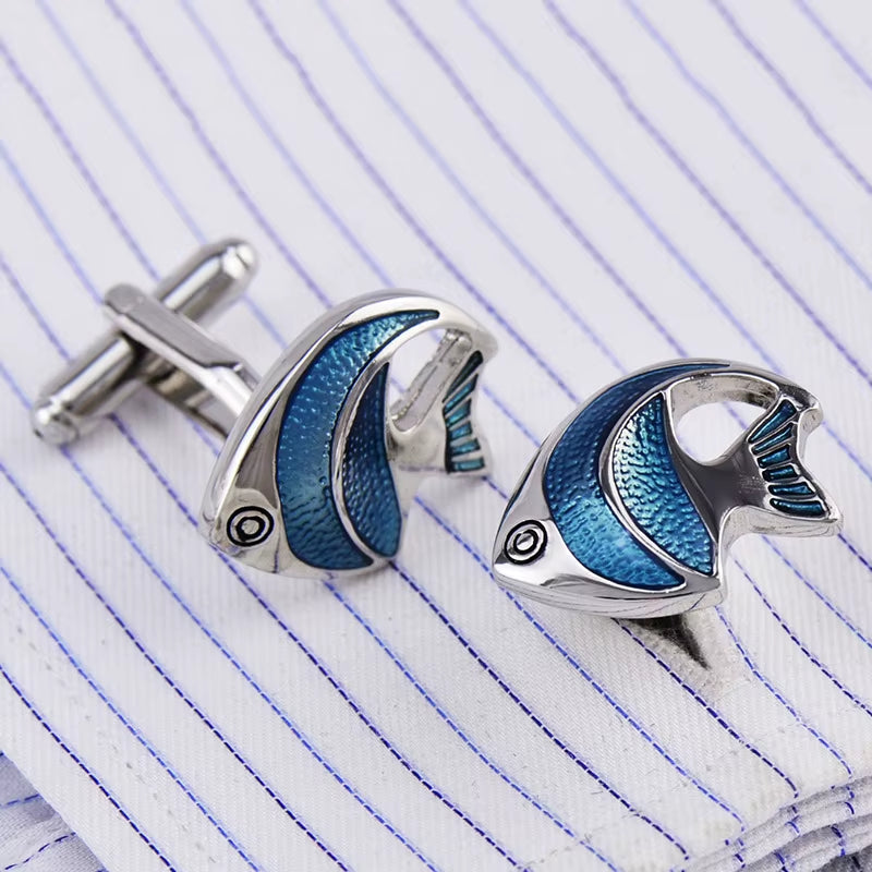 High-End Star Cufflinks Cap Set – Elegant Round Copper Buttons for Men's Dress Shirts & Business Attire