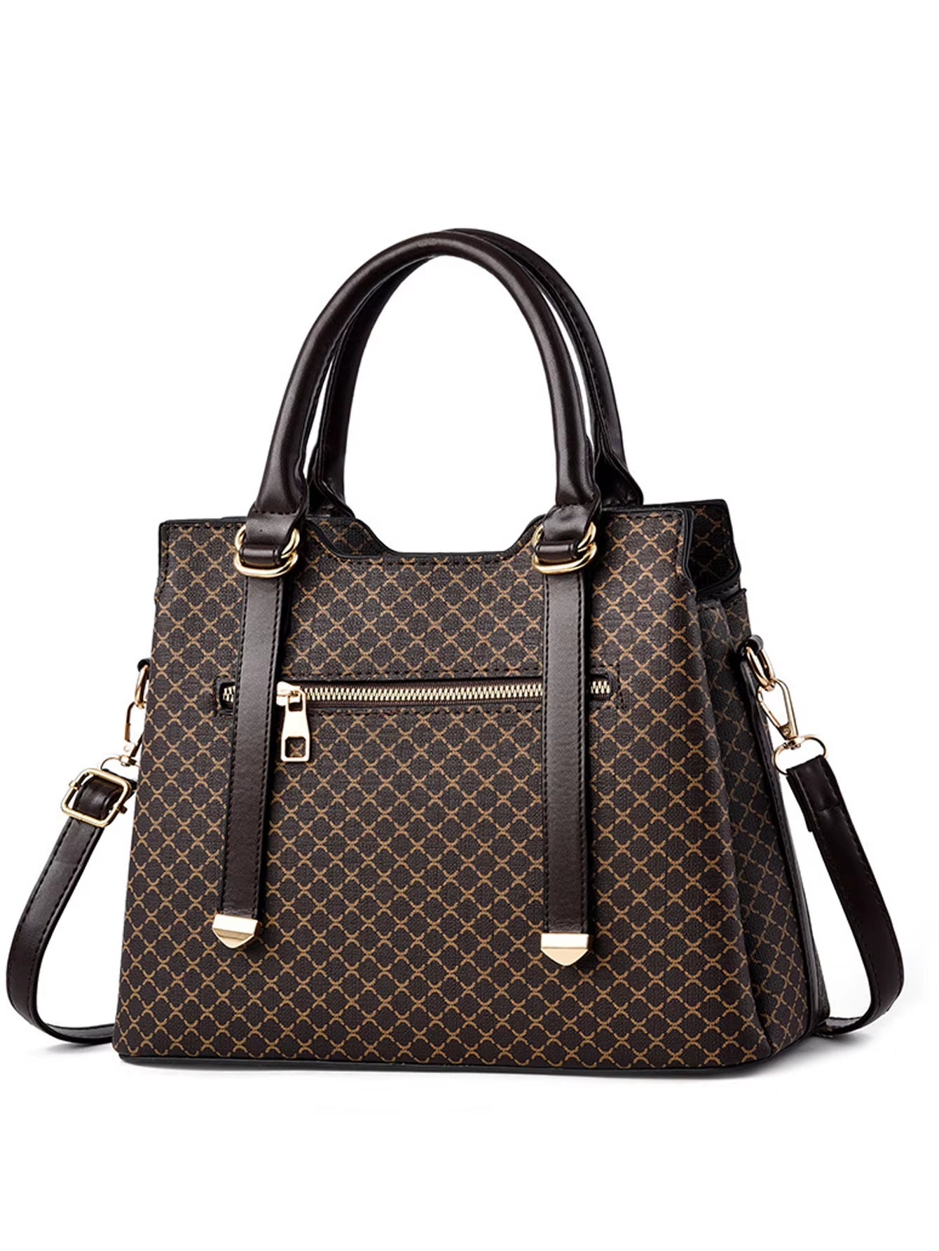 Marseille Mode | Soft-Structured Monogram Tote