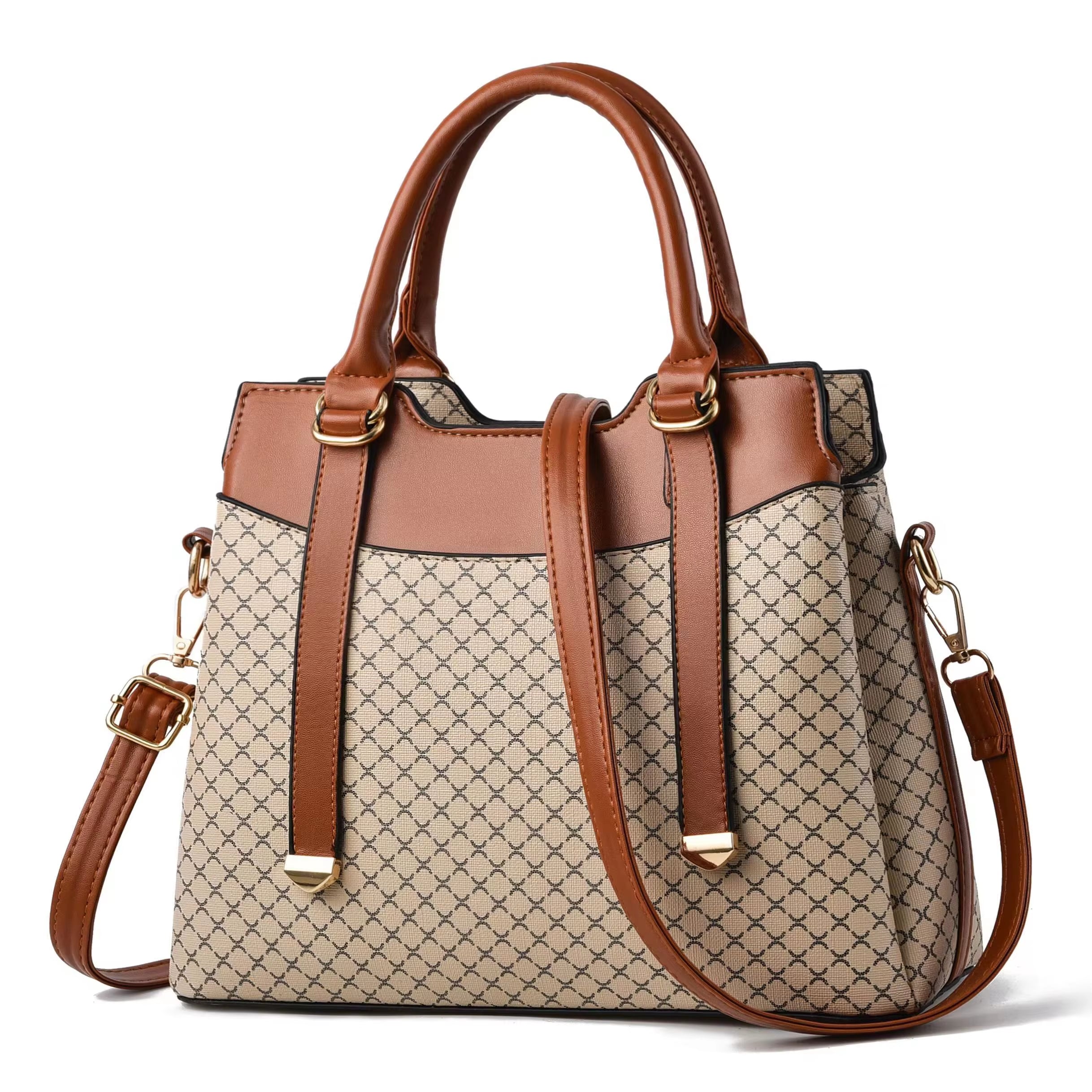 Marseille Mode | Soft-Structured Monogram Tote