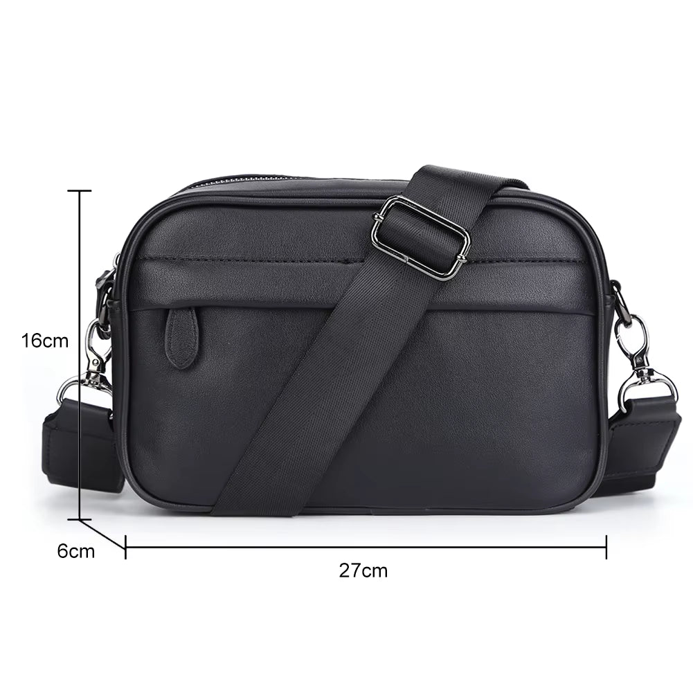 Urban Axis Sling – Compact Travel Crossbody in Matte Black