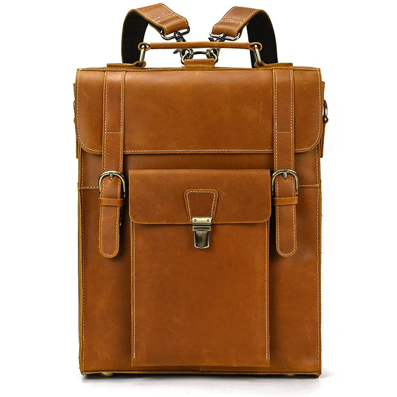 Modern Utility | Minimalist Leather Backpack