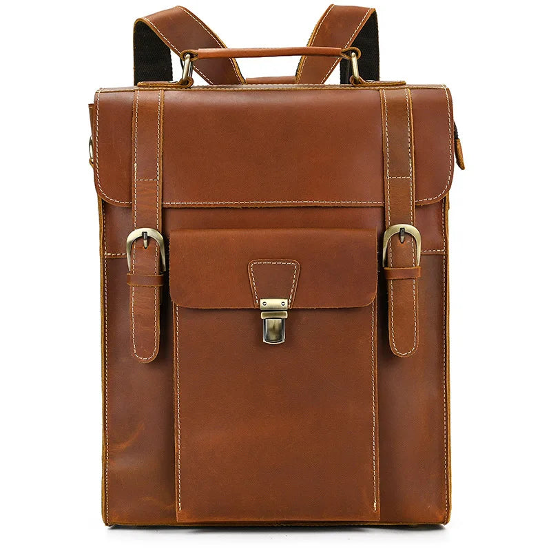 Modern Utility | Minimalist Leather Backpack