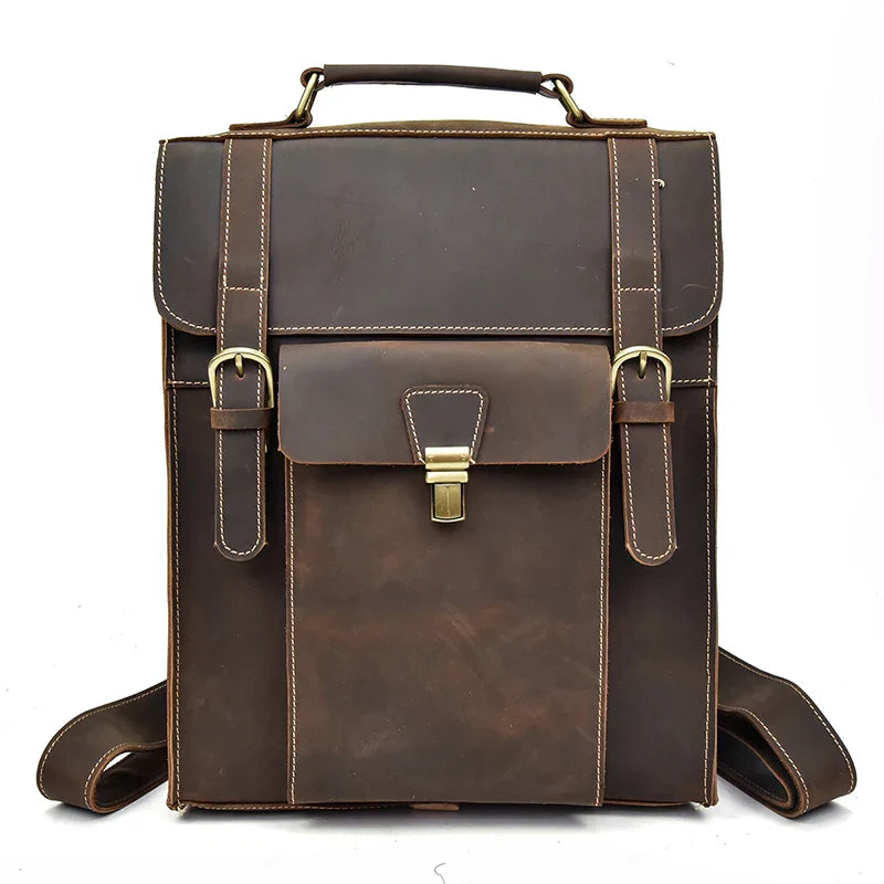 Modern Utility | Minimalist Leather Backpack