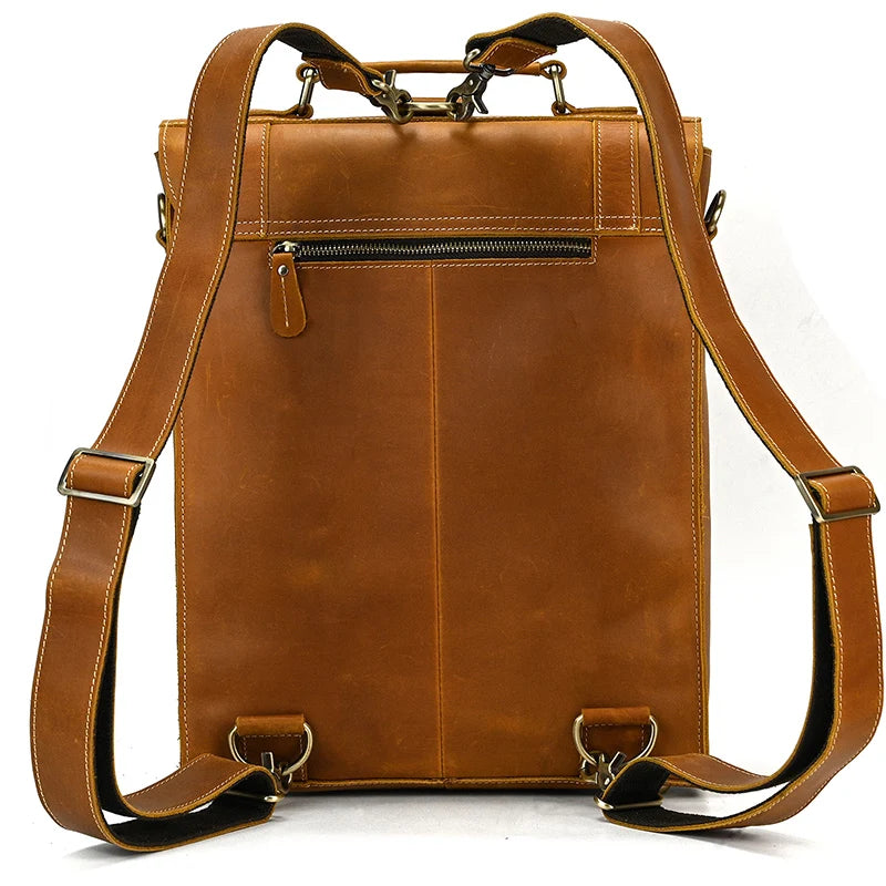 Modern Utility | Minimalist Leather Backpack