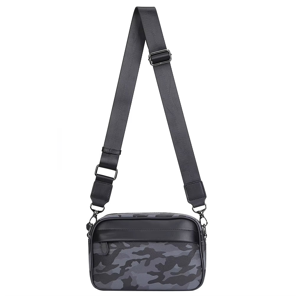 Urban Axis Sling – Compact Travel Crossbody in Matte Black