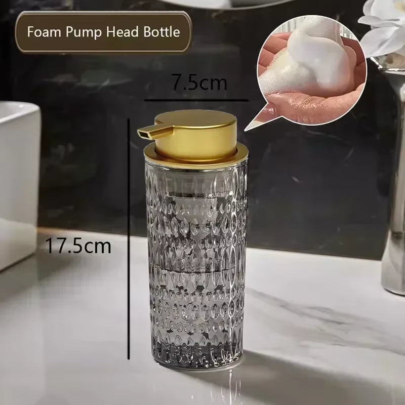 Crystal Glass Soap Dispenser – 350ml