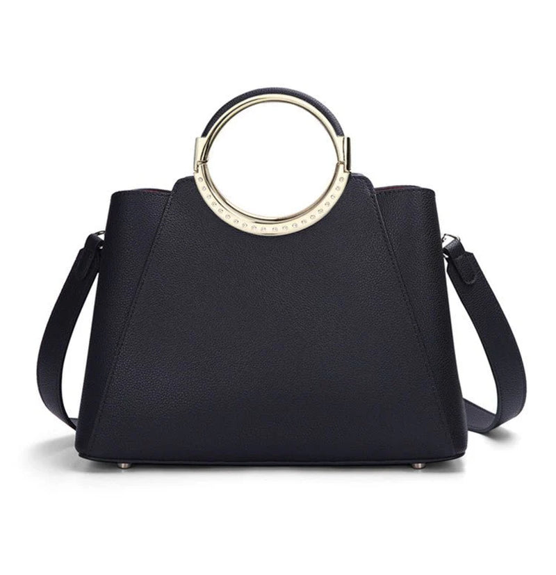Verta | Cowhide Zip Satchel with Card Sleeve