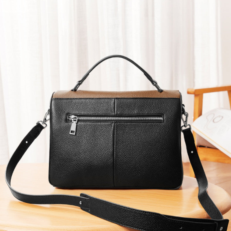 Heritage Fold | Two-Tone Leather Saddle Bag