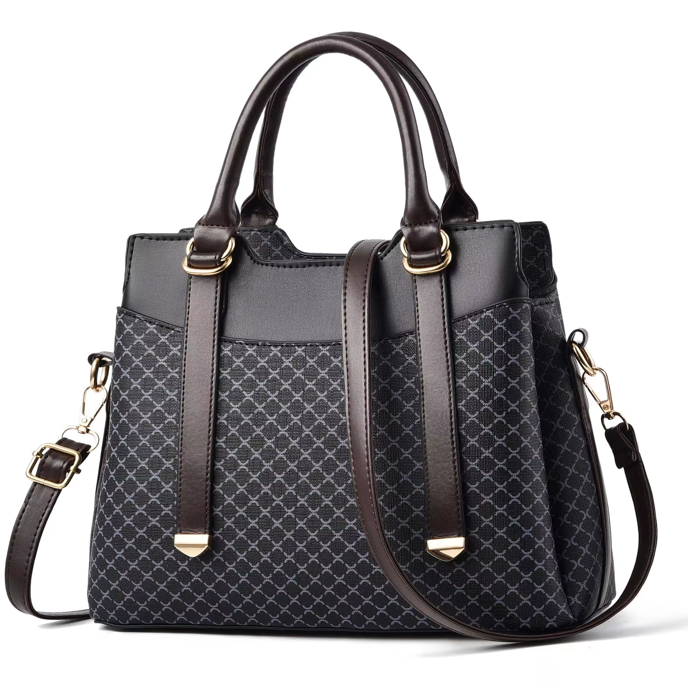 Marseille Mode | Soft-Structured Monogram Tote