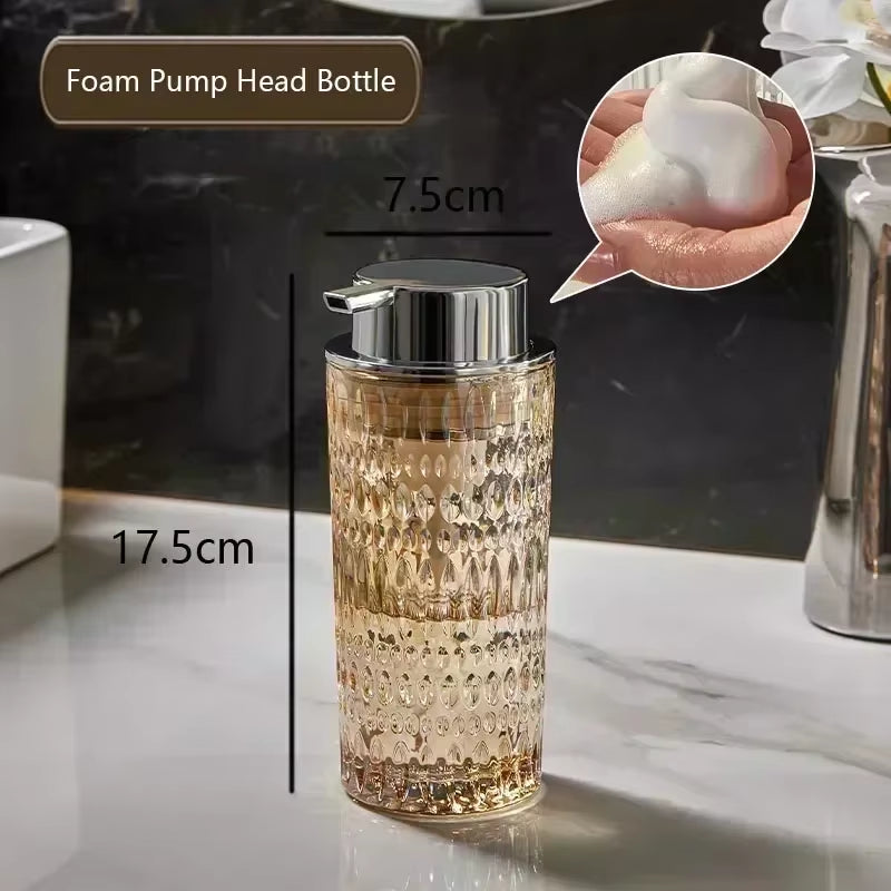 Crystal Glass Soap Dispenser – 350ml