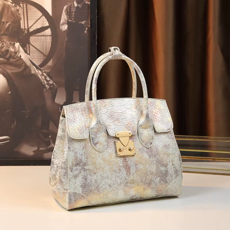 Serpenza Structured Tote