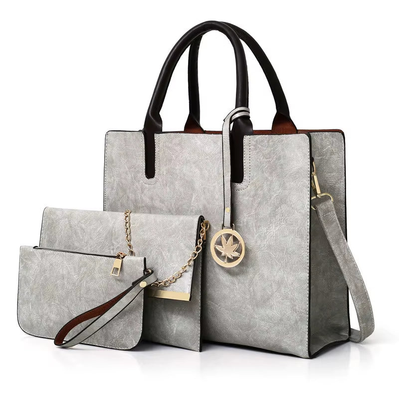 Heritage Set | 3-Piece Retro Shoulder & Card Bag Collection