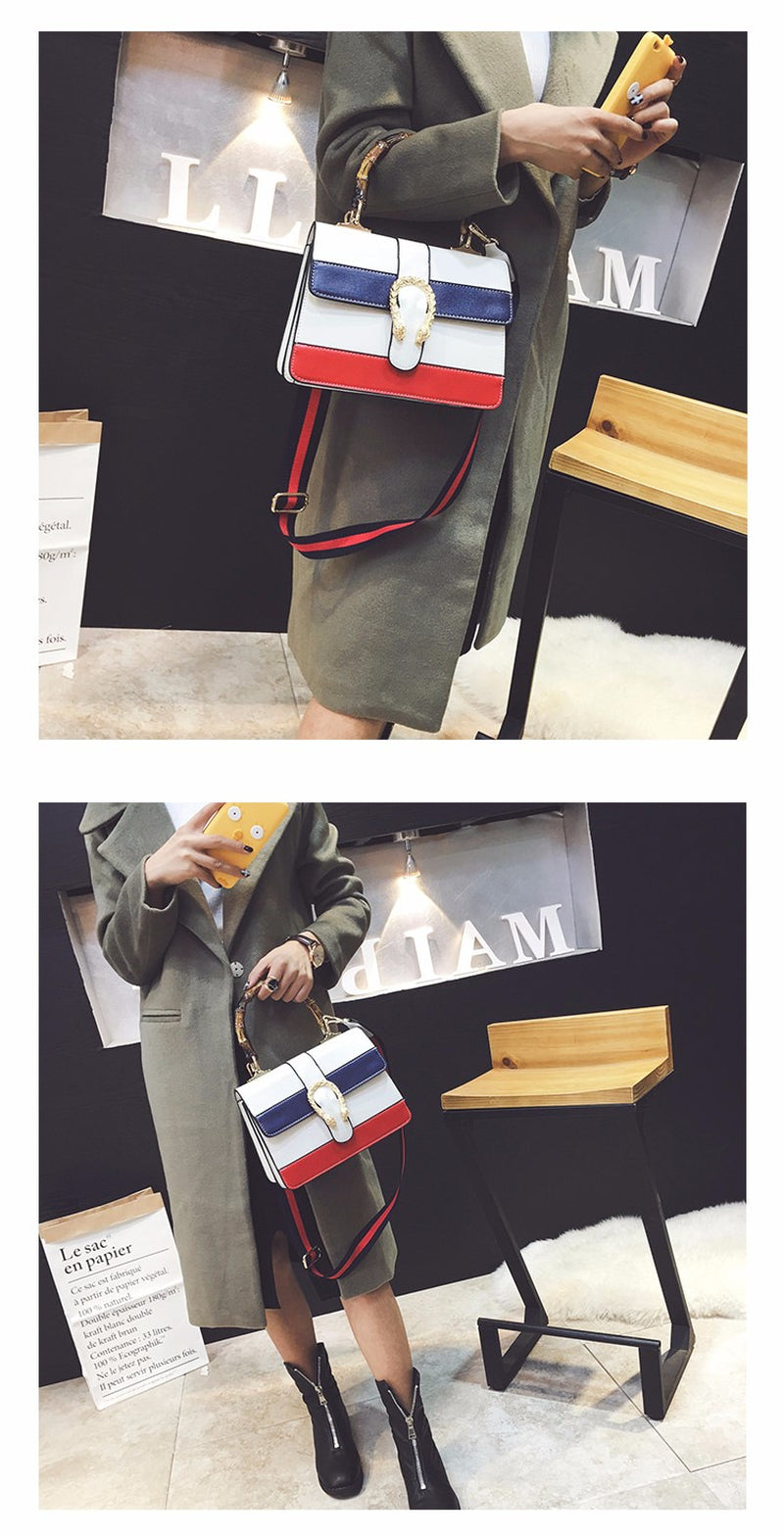 Stria Bold | Heritage Stripe Top Handle