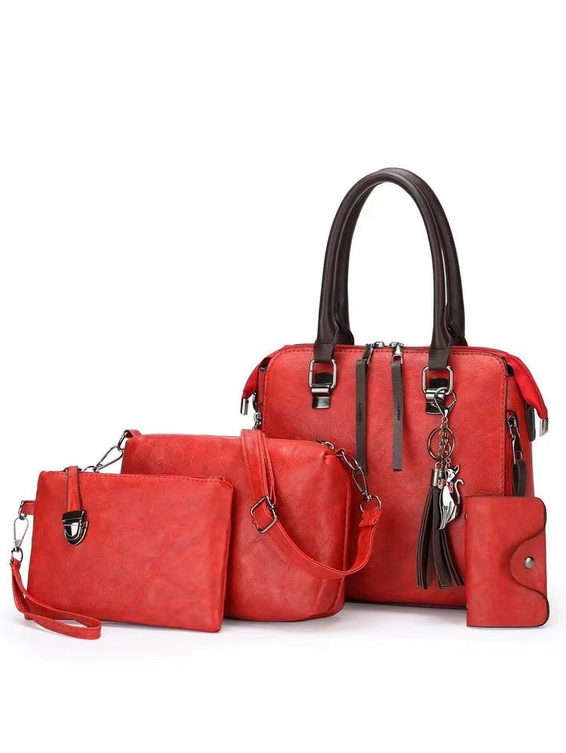 Tasselle 4-Piece Vintage Travel Set