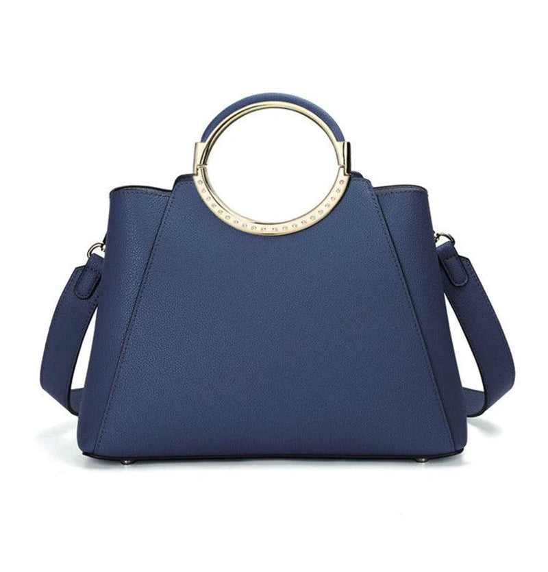 Verta | Cowhide Zip Satchel with Card Sleeve
