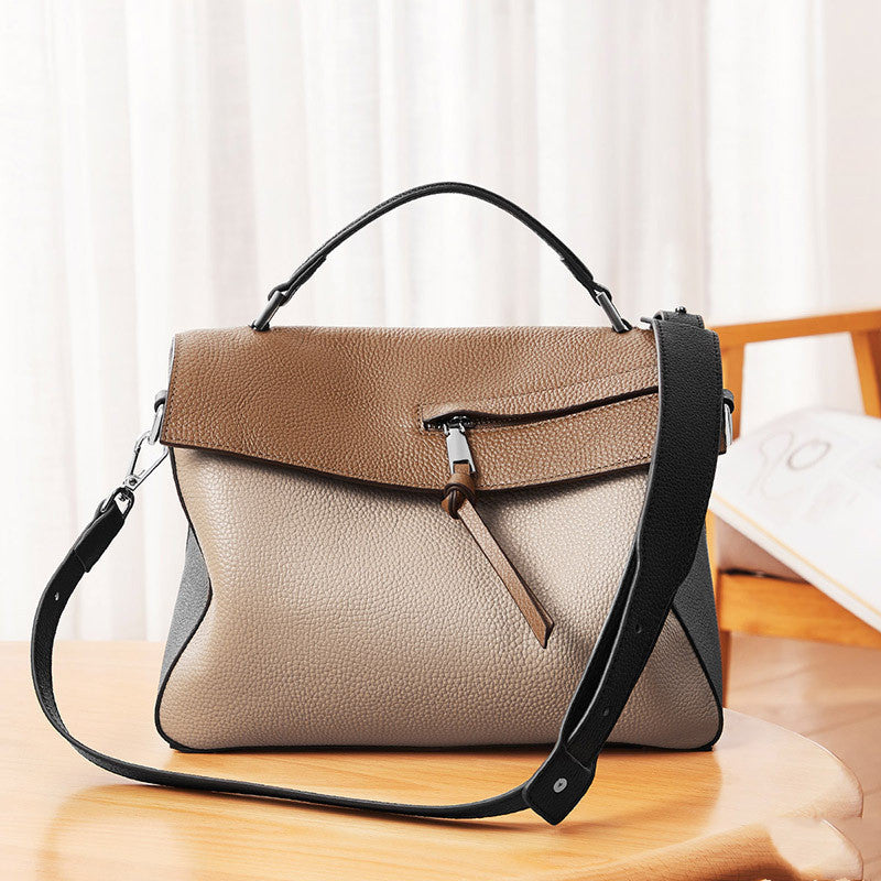 Heritage Fold | Two-Tone Leather Saddle Bag