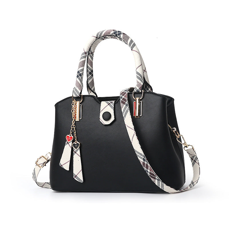 Linea Soft | Metal-Trim Boston Handbag