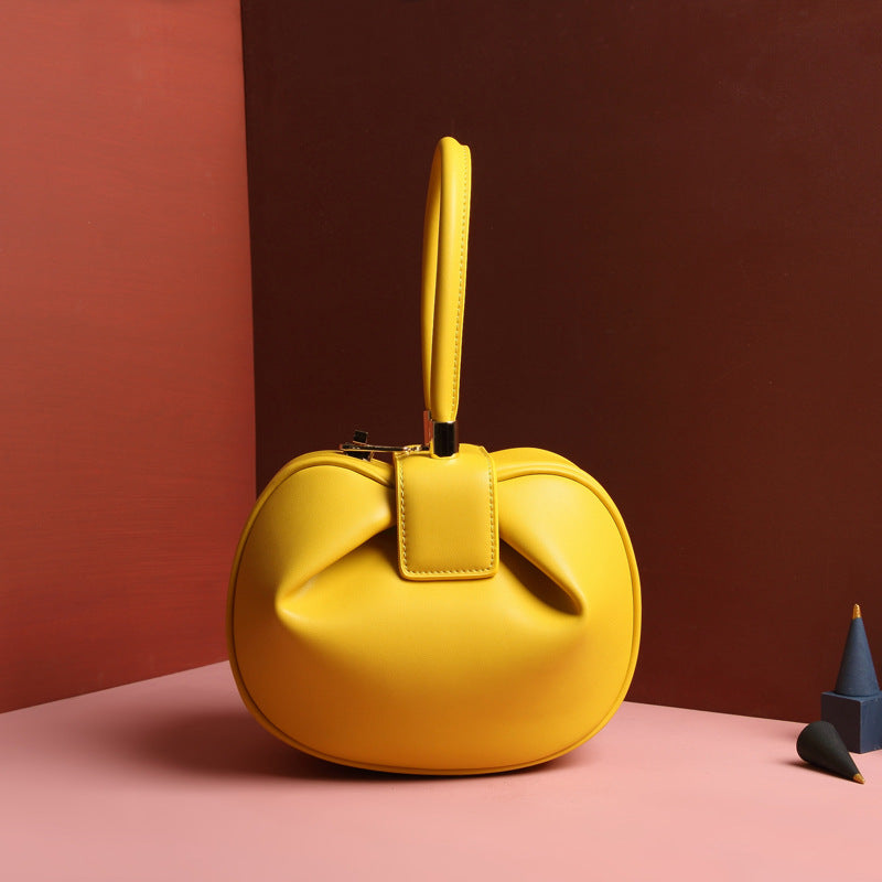 Citrine Fold | Sculpted Dumpling Tote
