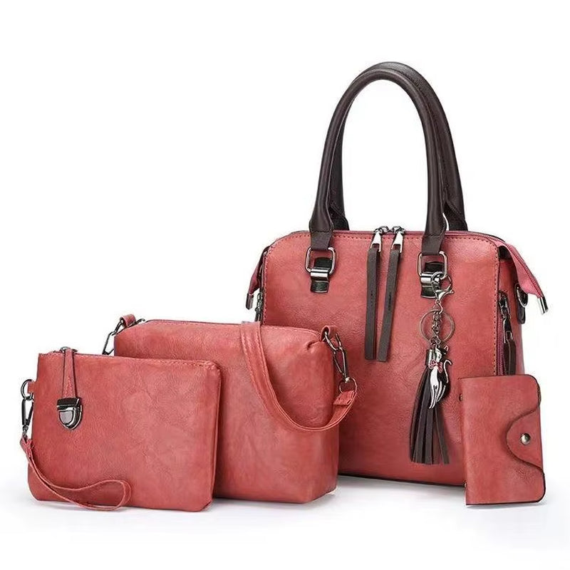 Tasselle 4-Piece Vintage Travel Set