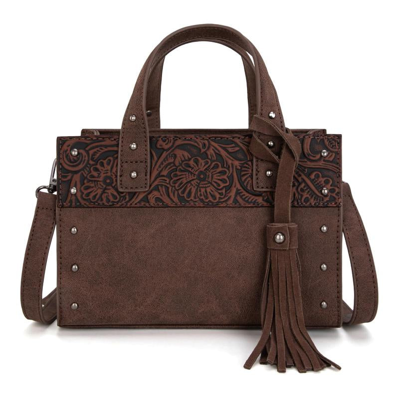 Mesa Stitch | Western-Tassel Soft Tote