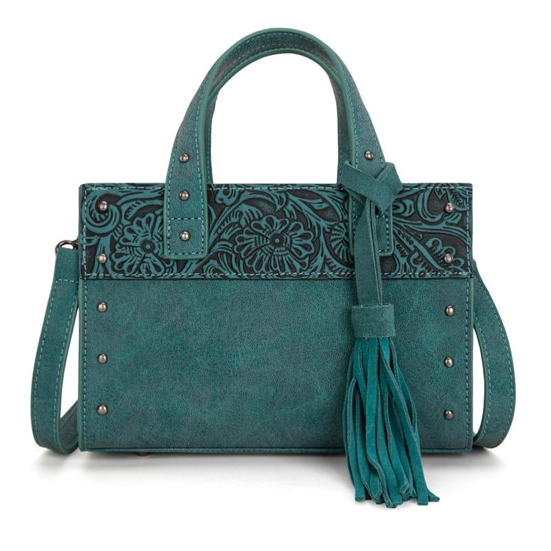 Mesa Stitch | Western-Tassel Soft Tote