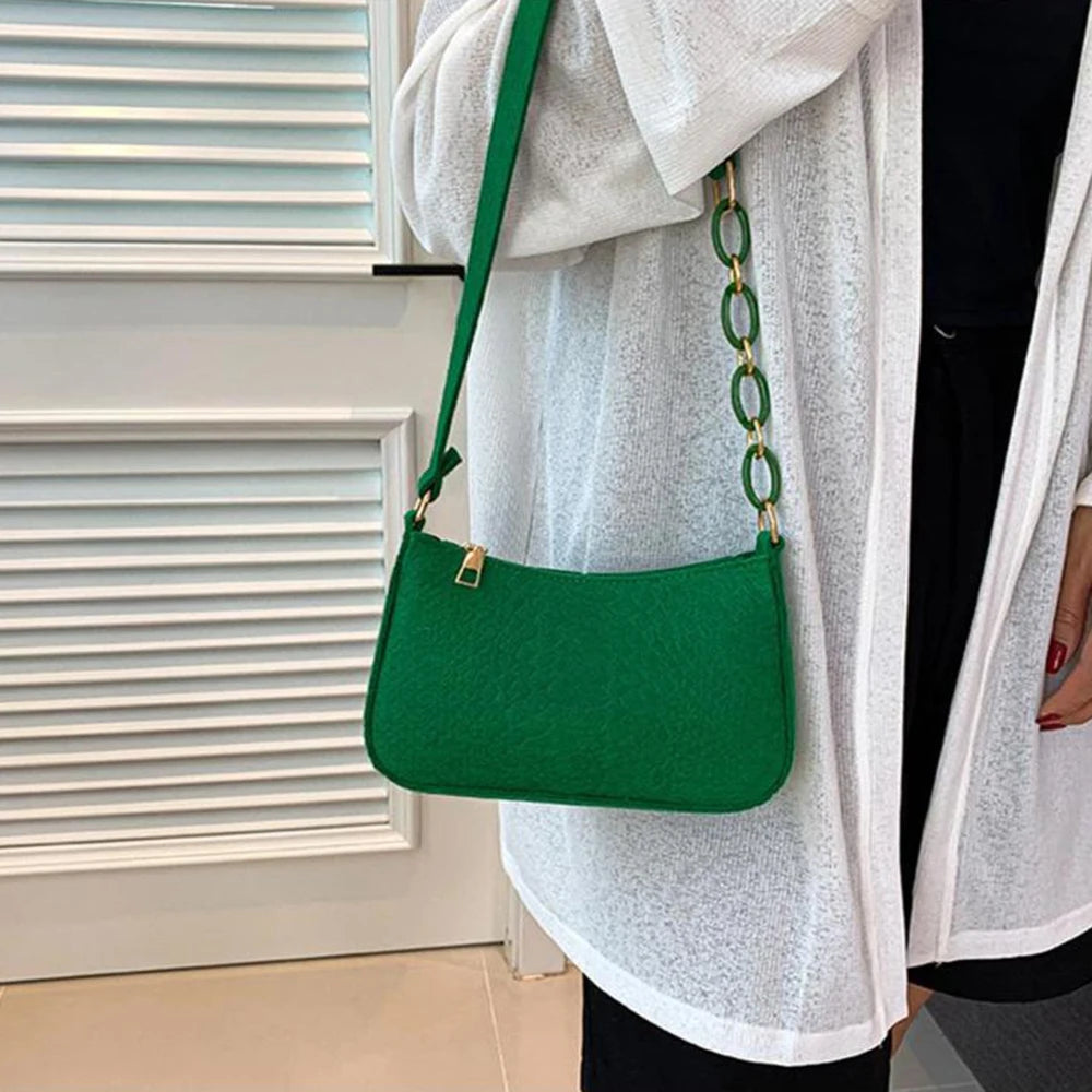 Lisse Mini | Felt Underarm Crossbody