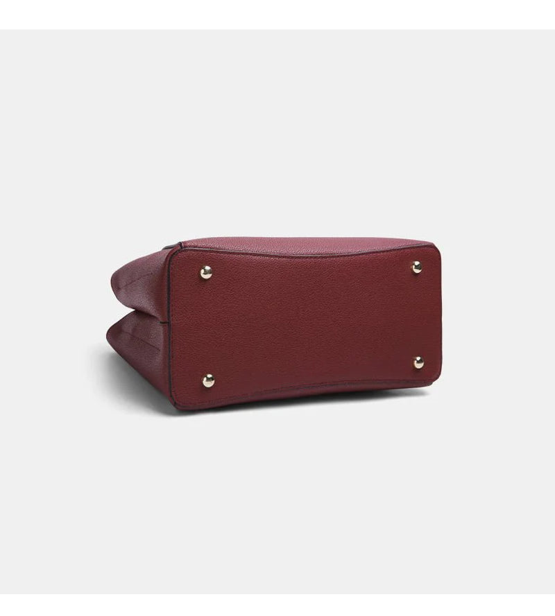 Verta | Cowhide Zip Satchel with Card Sleeve