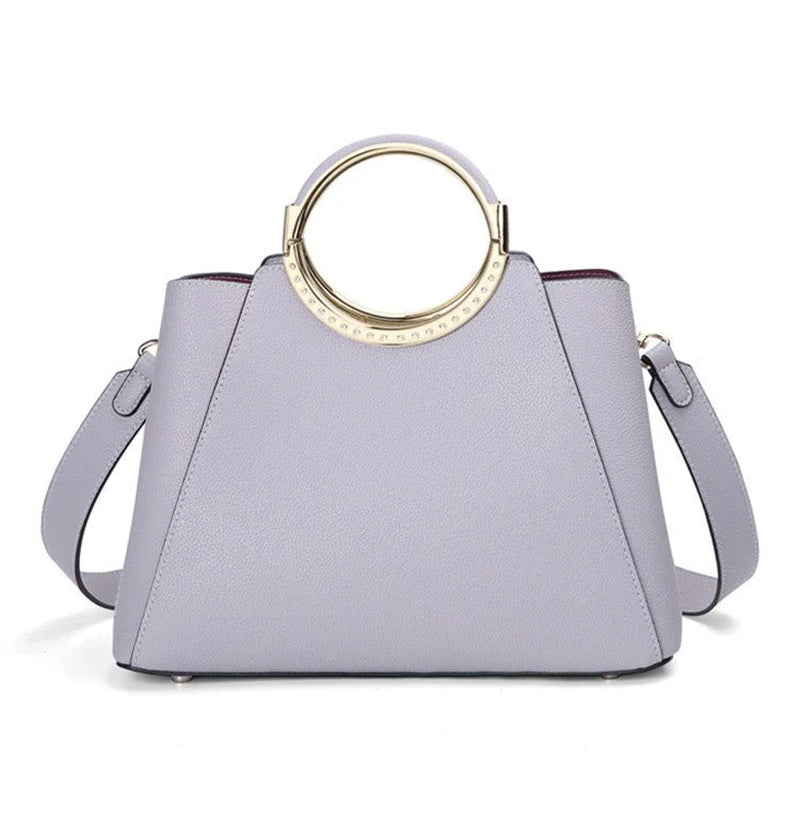 Verta | Cowhide Zip Satchel with Card Sleeve