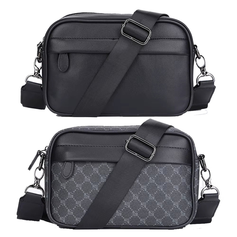 Urban Axis Sling – Compact Travel Crossbody in Matte Black