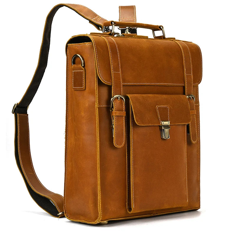 Modern Utility | Minimalist Leather Backpack