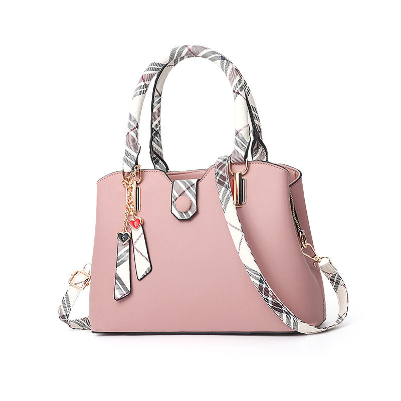 Linea Soft | Metal-Trim Boston Handbag