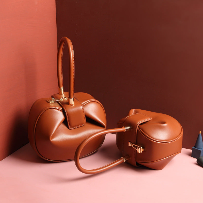 Citrine Fold | Sculpted Dumpling Tote