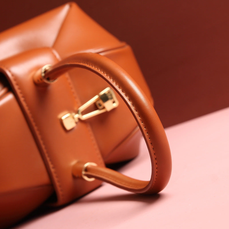 Citrine Fold | Sculpted Dumpling Tote