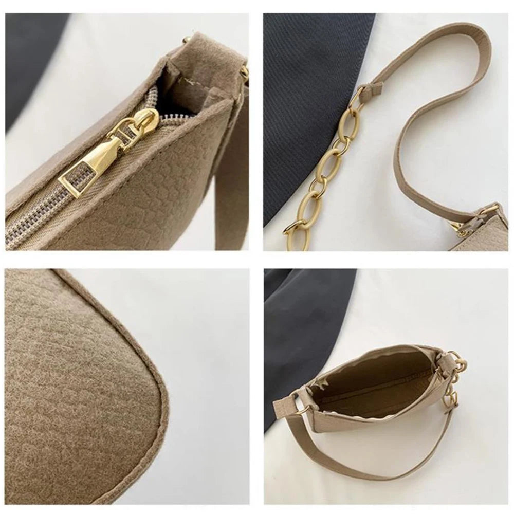 Lisse Mini | Felt Underarm Crossbody