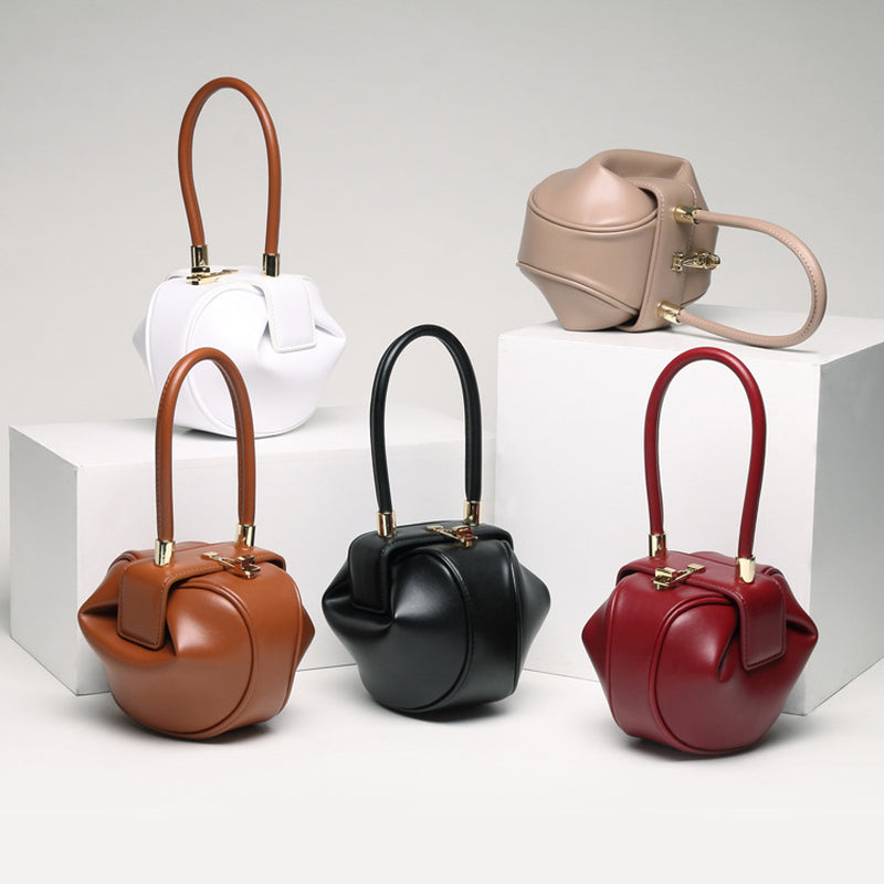 Citrine Fold | Sculpted Dumpling Tote
