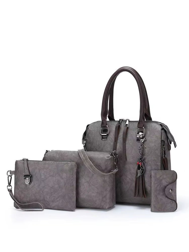 Tasselle 4-Piece Vintage Travel Set
