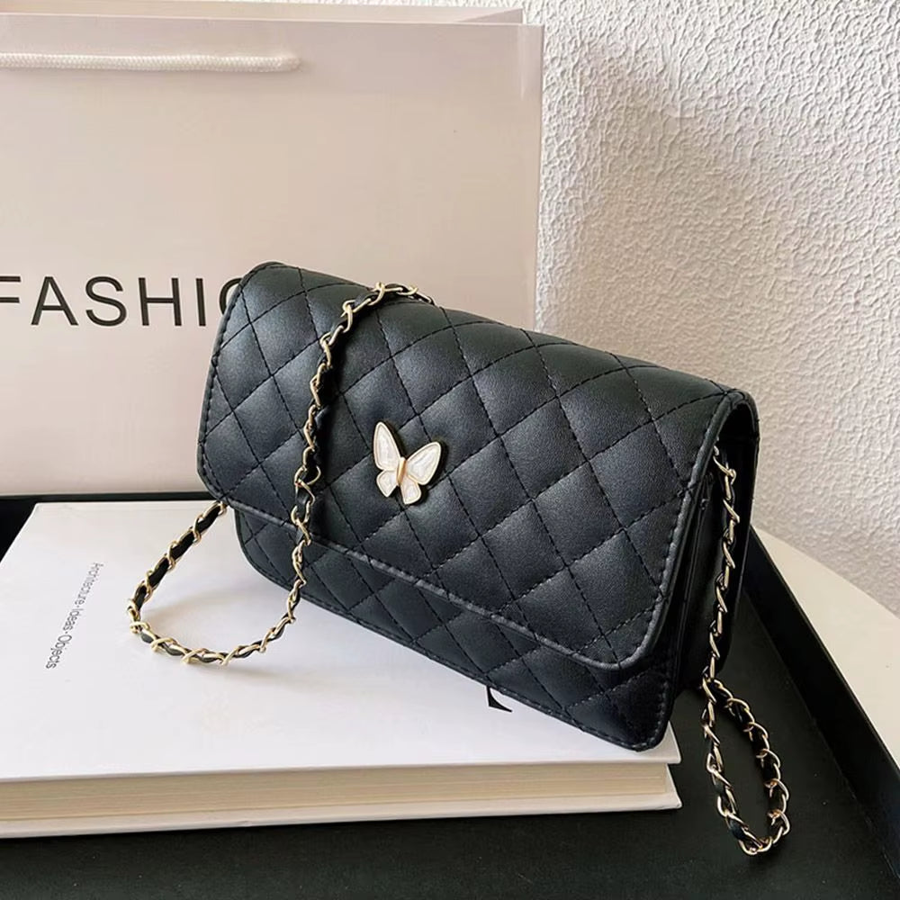 Lune Mini | Quilted Chain Crossbody
