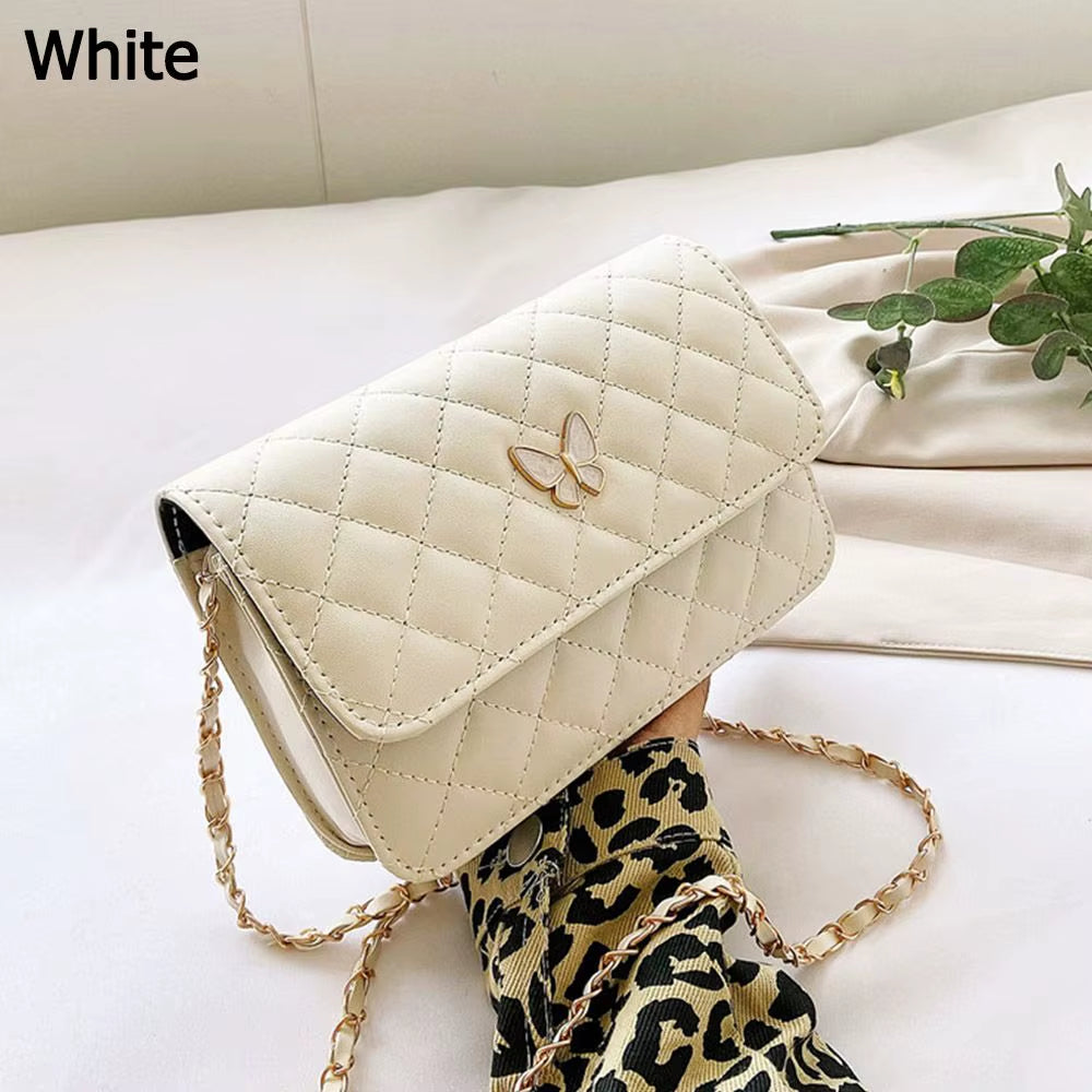 Lune Mini | Quilted Chain Crossbody
