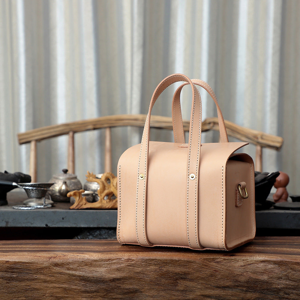 Stitchform | Hand-Stitched Leather Box Tote