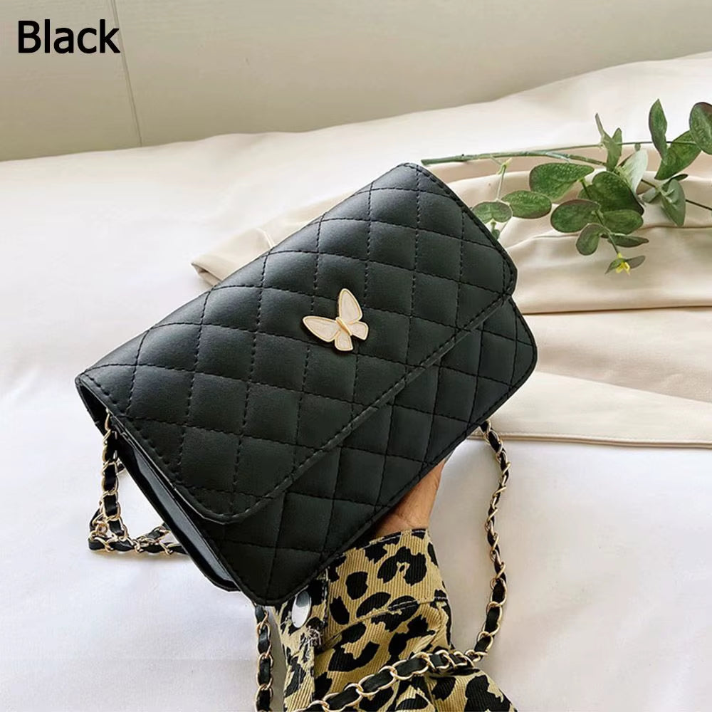 Lune Mini | Quilted Chain Crossbody