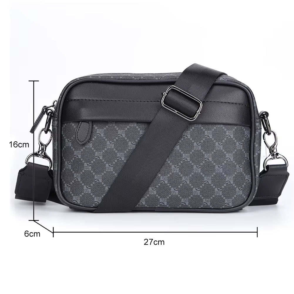 Urban Axis Sling – Compact Travel Crossbody in Matte Black