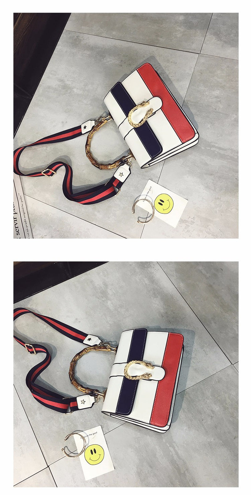 Stria Bold | Heritage Stripe Top Handle